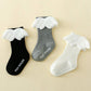 Wing Decor Letter Graphic Baby Socks