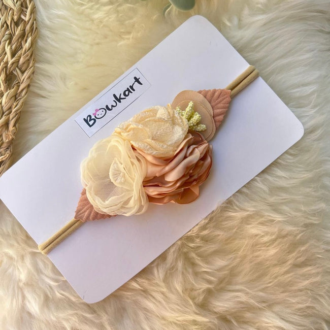 Assorted Style Flower Bow Decor Baby Headband Hover Image