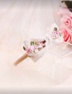 Blush Garden Lace Floral Baby Headband Set