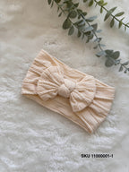 Premium Cable Knit Baby Headband Light Shades