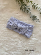 Premium Cable Knit Baby Headband Light Shades
