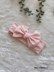 Premium Doted Knitted Baby Headband Light Shades