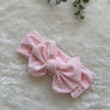 Premium Doted Knitted Baby Headband Light Shades - Pink