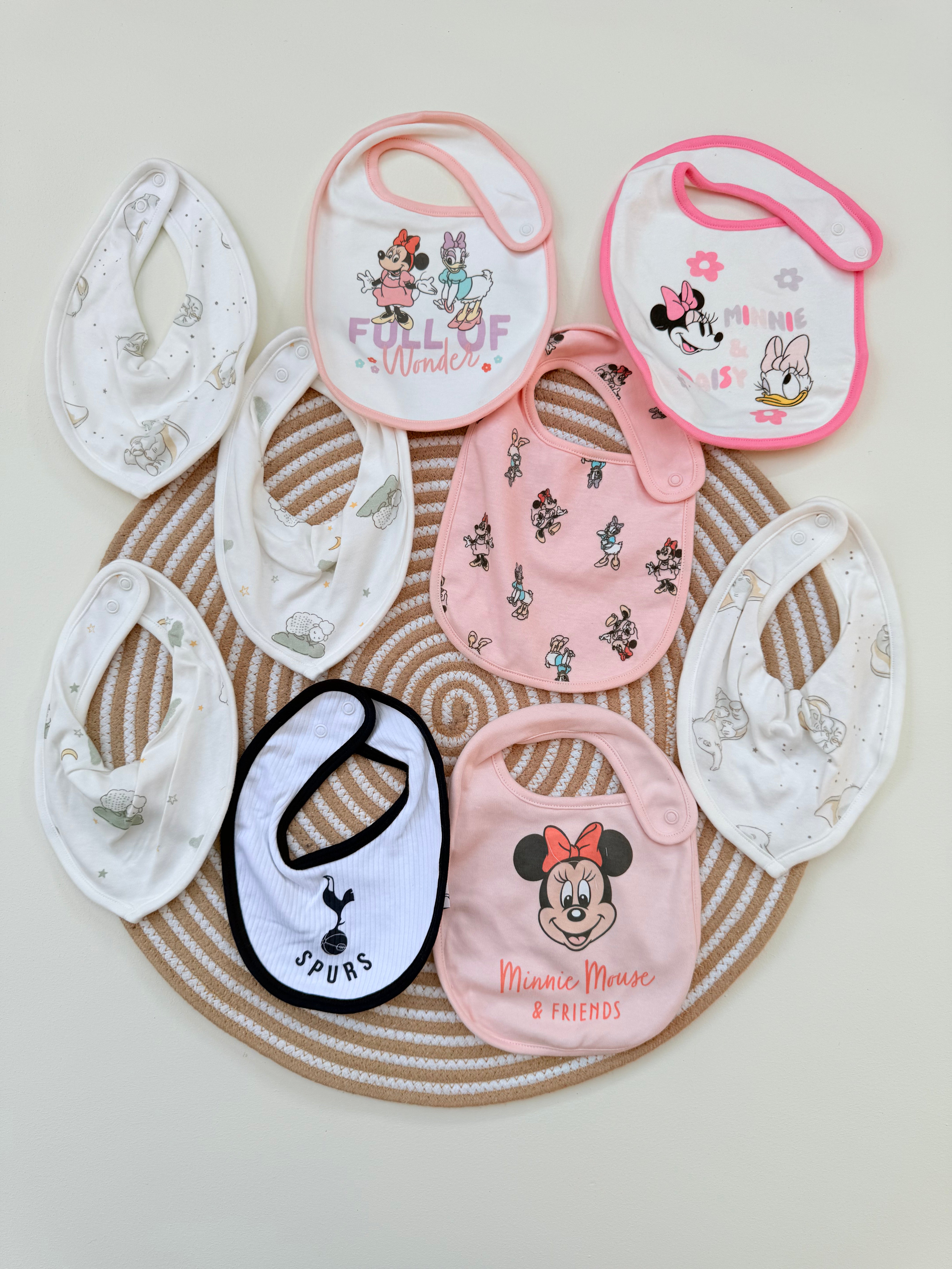 Soft Cotton Baby Bib – Snap Button Feeding & Drool Bibs