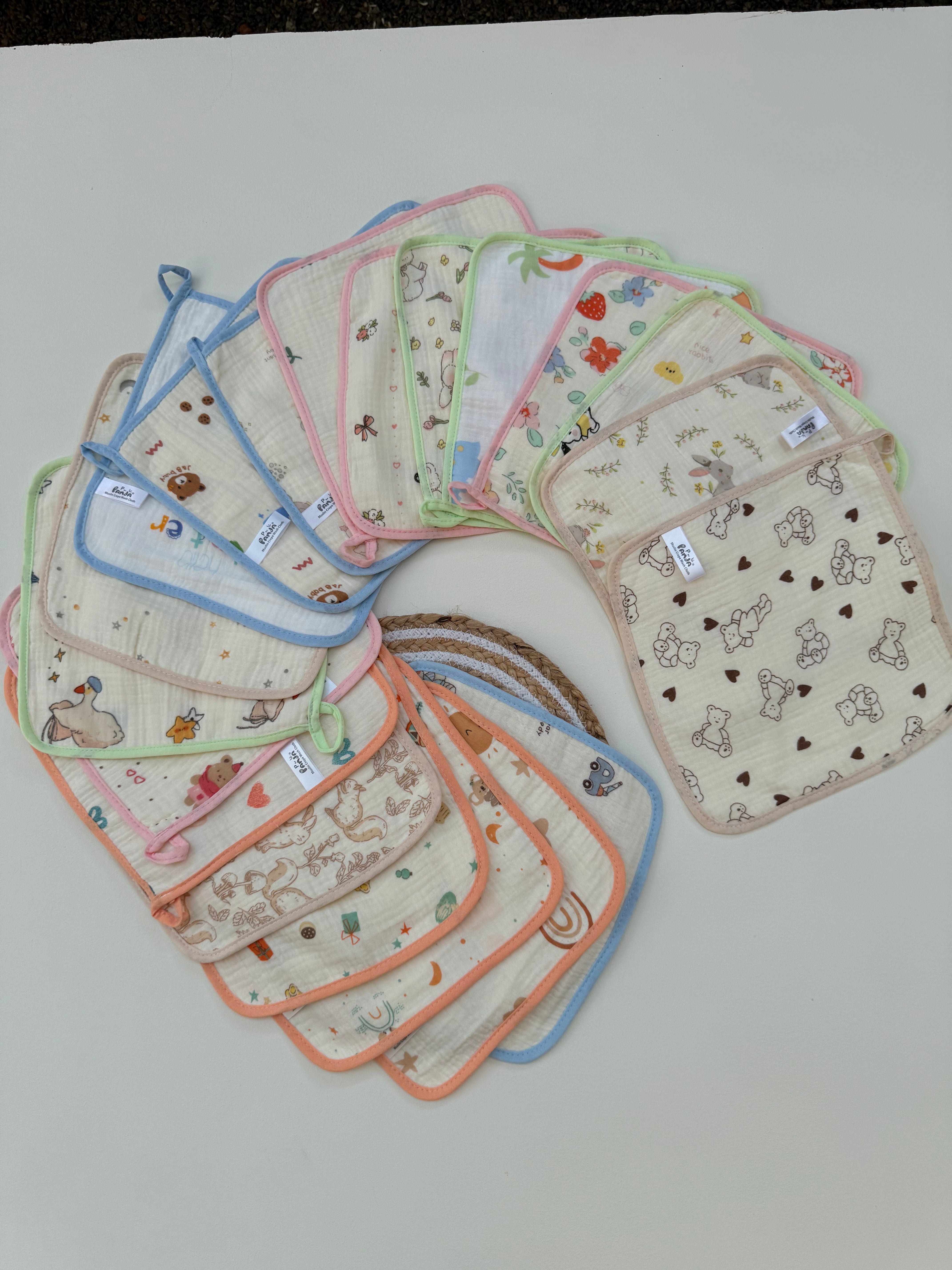 Muslin Crepe Wash Cloth – 4 Layers