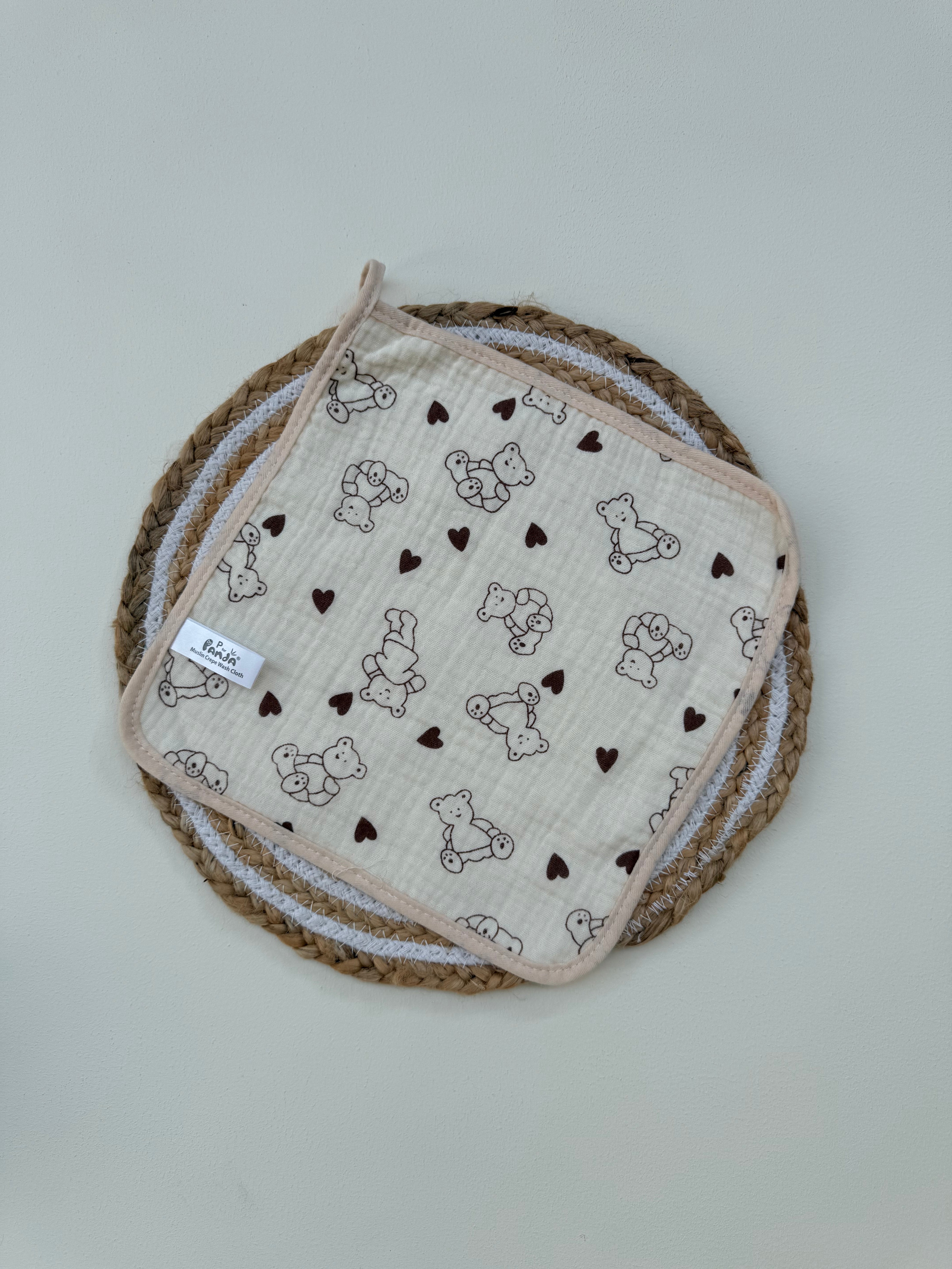 Muslin Crepe Wash Cloth – 4 Layers