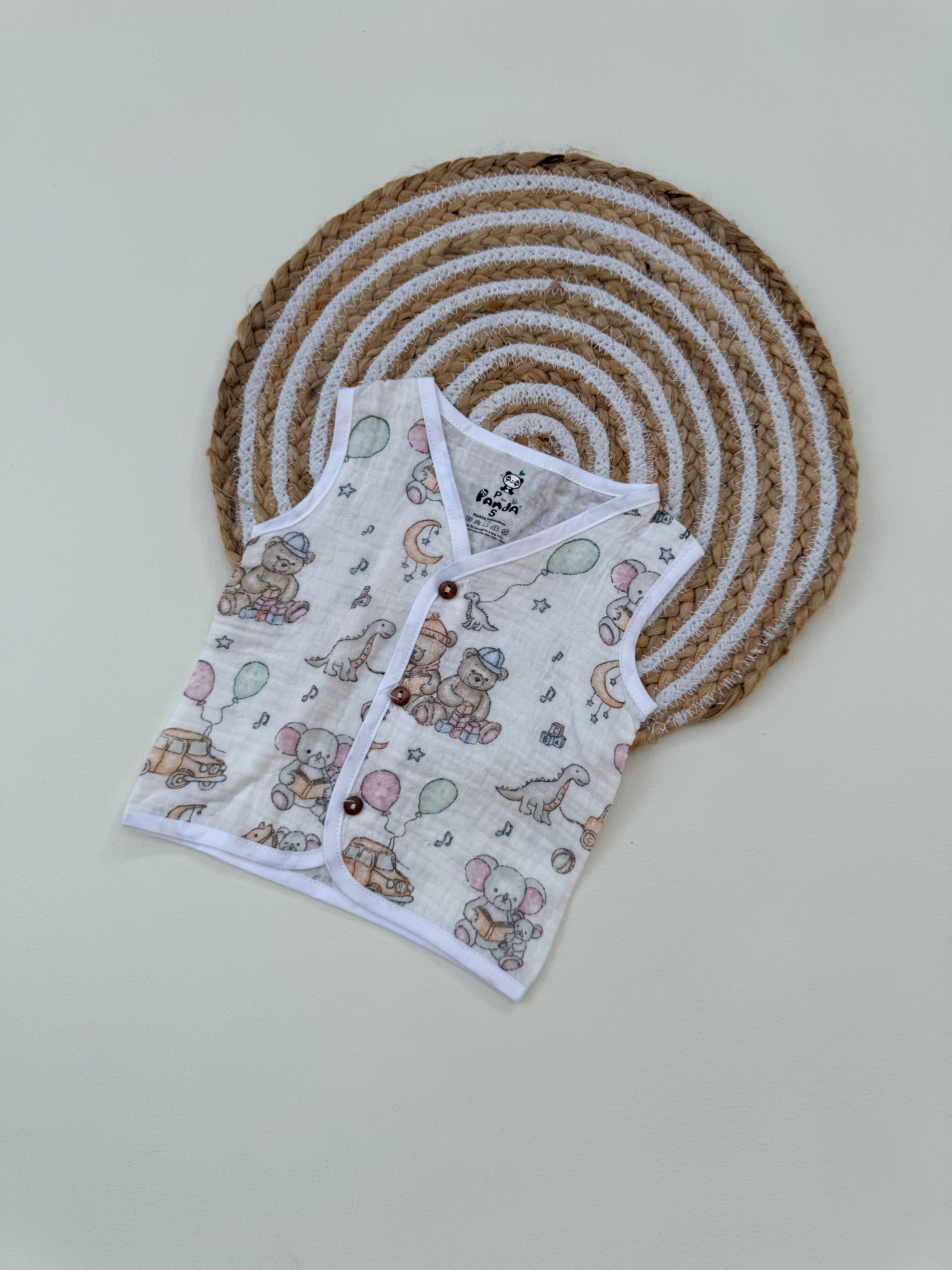 Organic Crepe Breathable Muslin Jabla Newborn