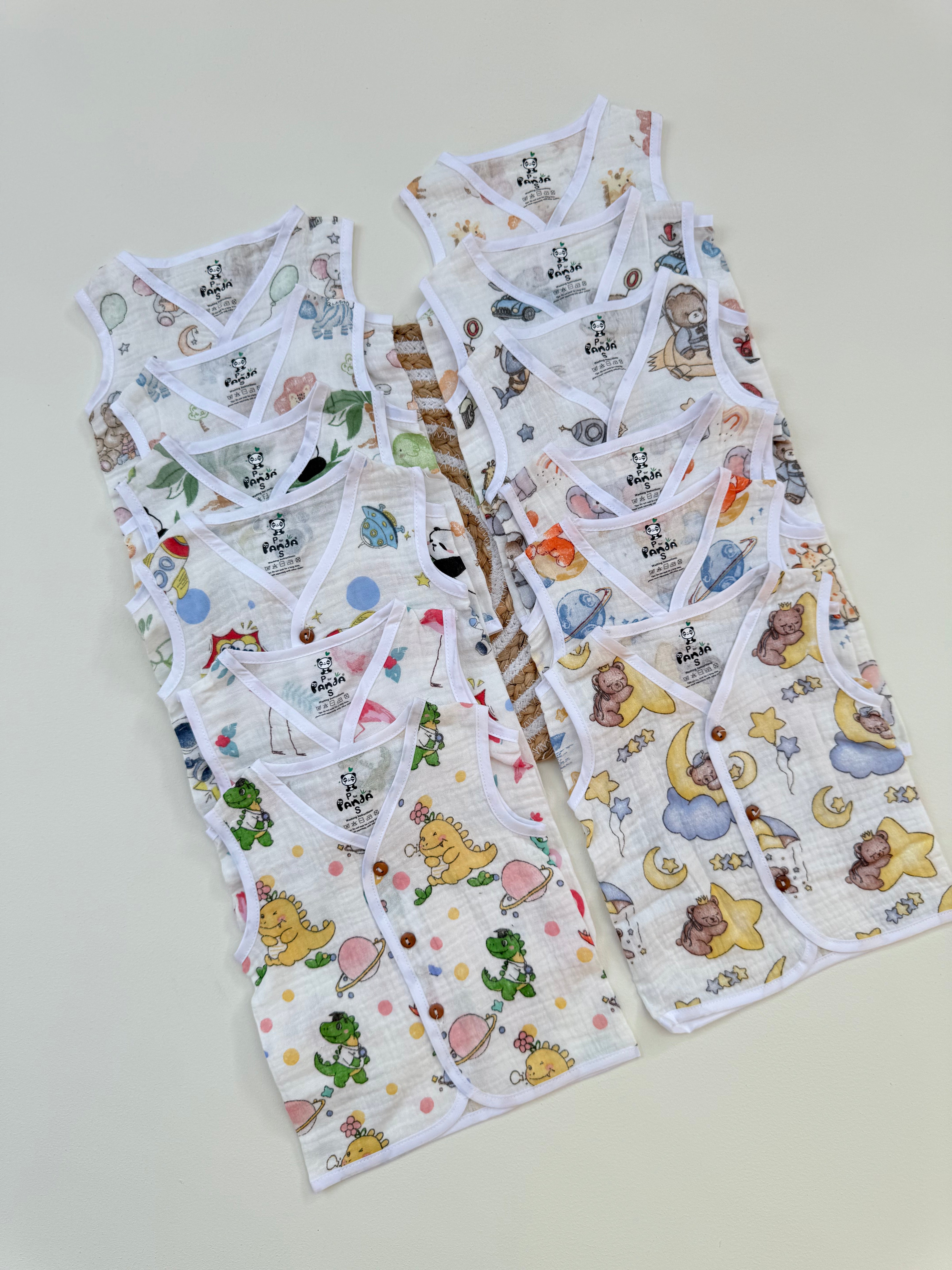 Organic Crepe Breathable Muslin Jabla Newborn