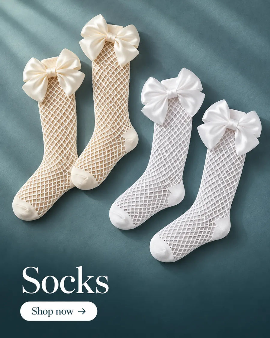 Baby Bow net socks