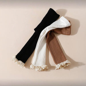 Solid Tights with Bottom Lace - Bowkart