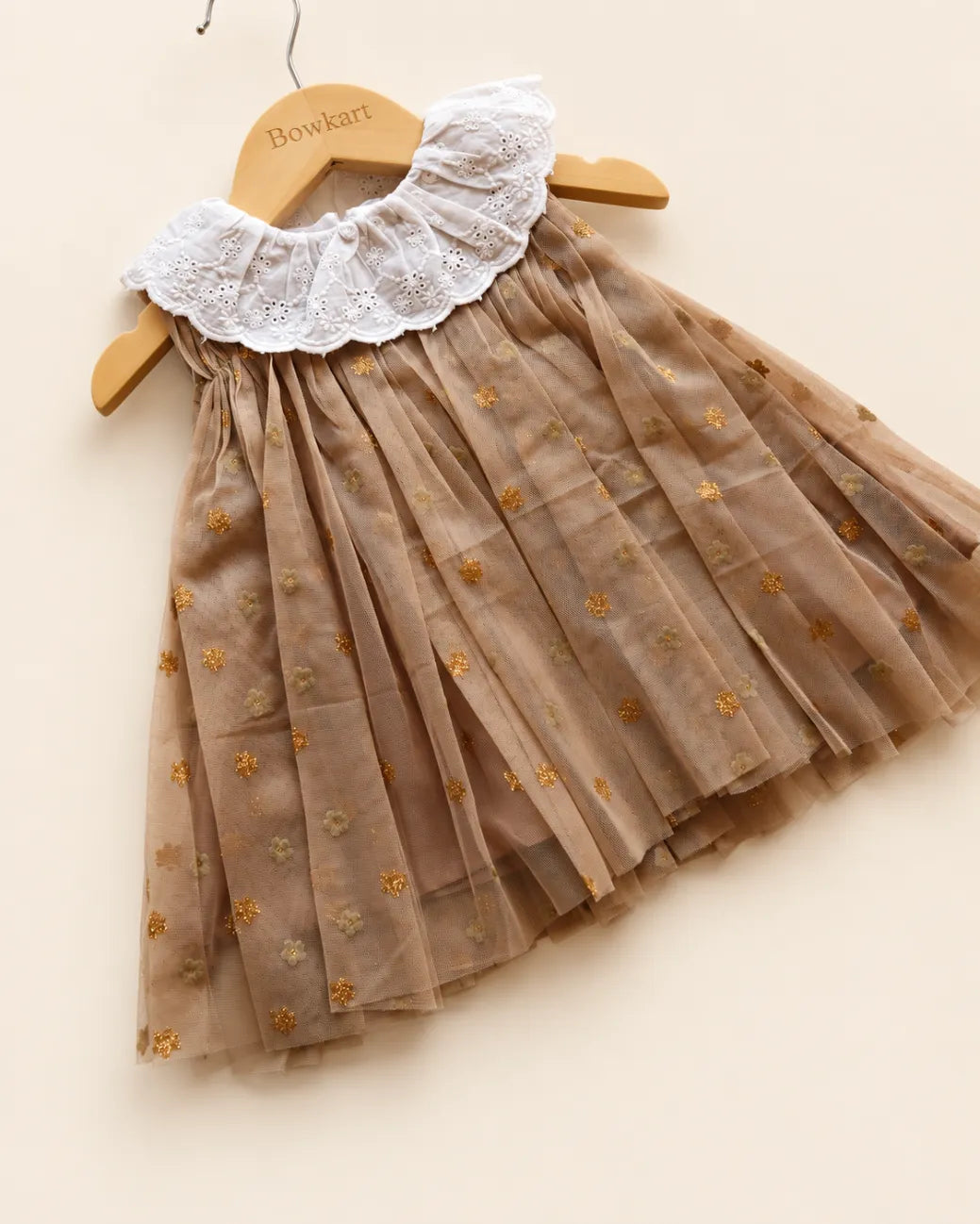 Celestial Lace Collar Frock