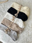 Premium Cable Knit Stockings With One Side Bow  6-12 Months
