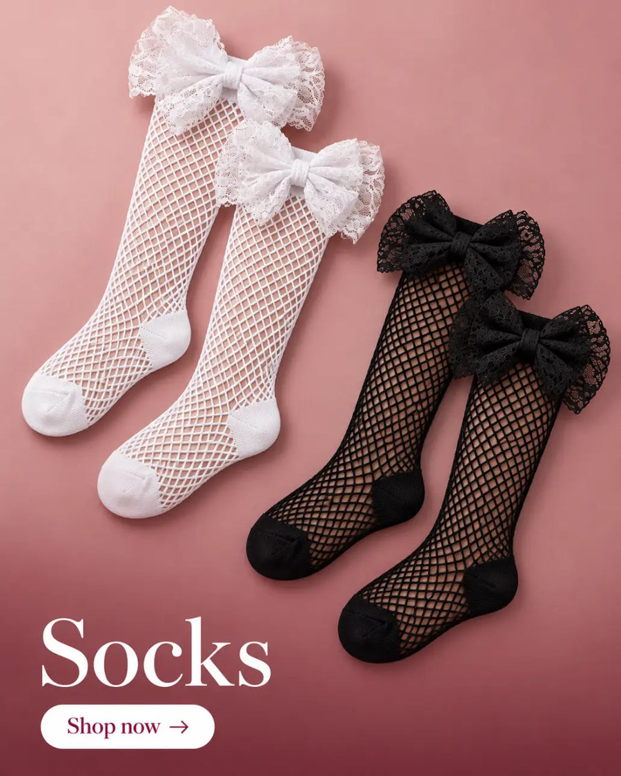 Lace Bow Socks
