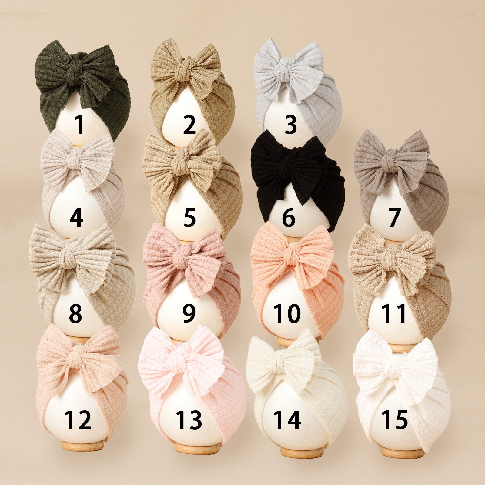 Cozy Baby Girl Bow Turban