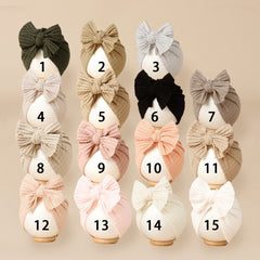 Cozy Baby Girl Bow Turban