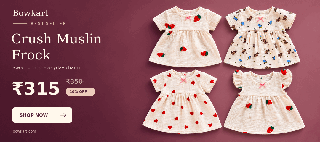 Muslin Crush Frock