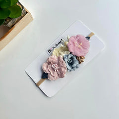 Assorted Style Flower Bow Decor Baby Headband