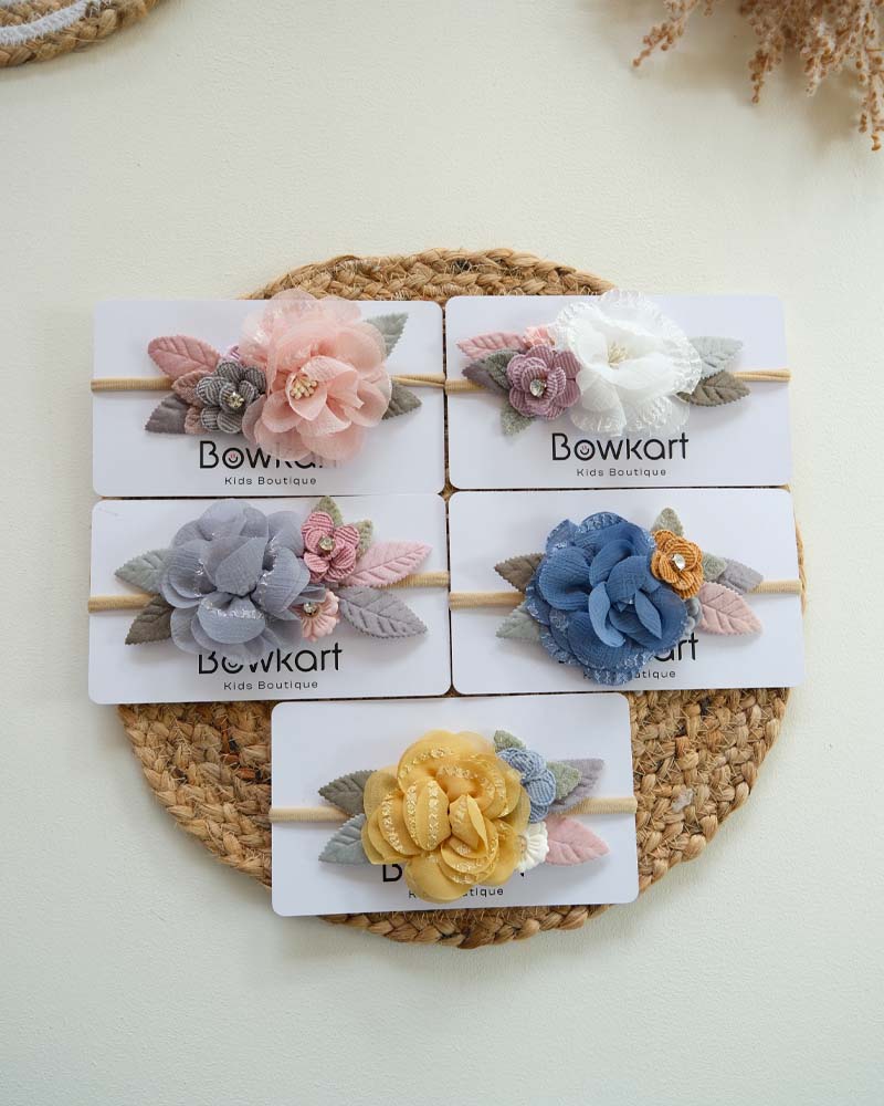 Blossom Flower Crown Baby Girl Headband