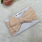 Cable Knitted Nylon Baby Headband