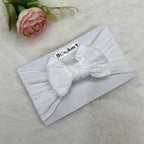 Cable Knitted Nylon Baby Headband