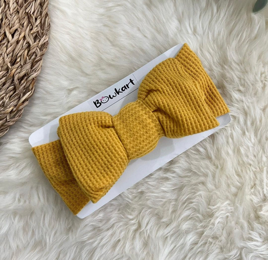 Big Bows Baby Headband One Size (35cm Circumference)