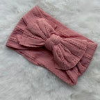 Cable Knitted Nylon Baby Headband