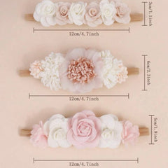 Floral Decor Light Shade Baby Headband