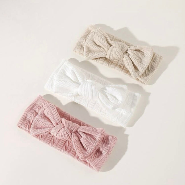 Premium Solid Texture Baby Headband Main Image