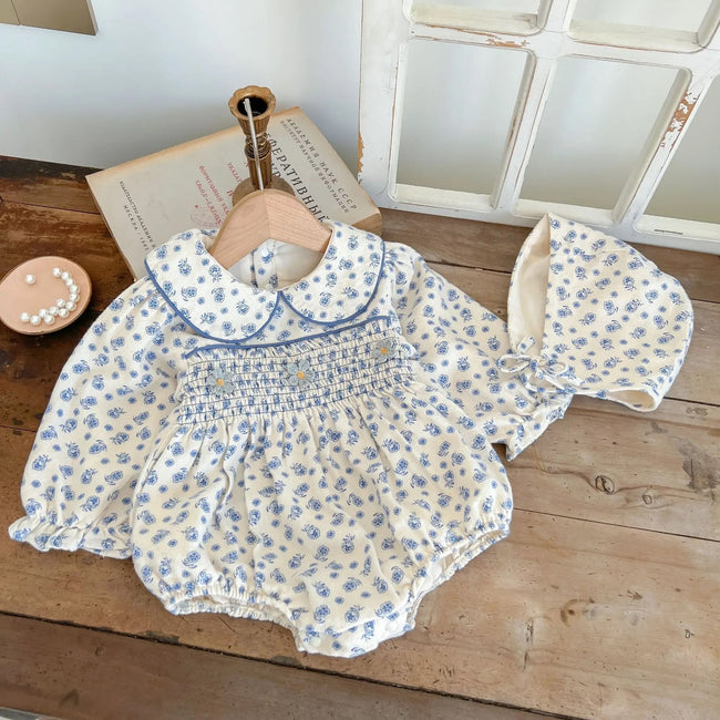Premium Cotton Infant Romper With Cap Main Image