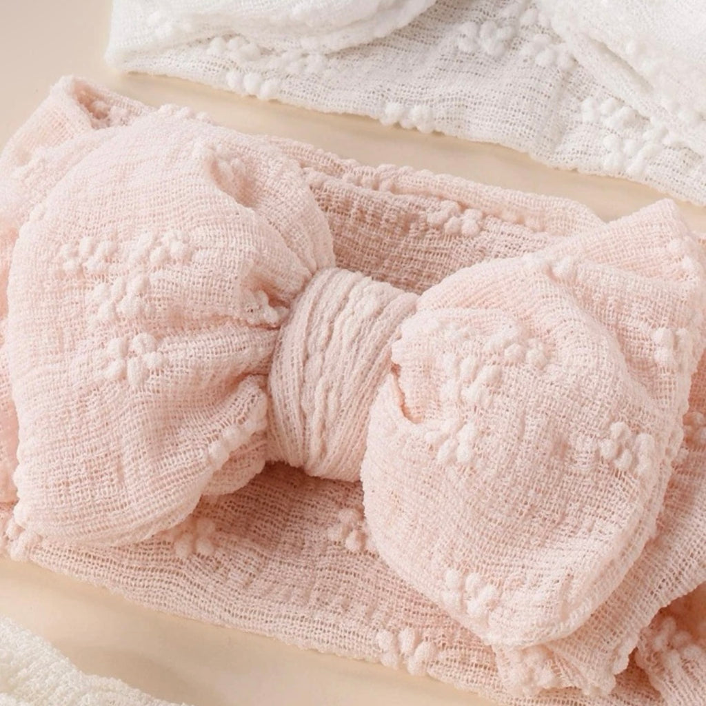 Premium Party Wear Baby Headband Light Shade