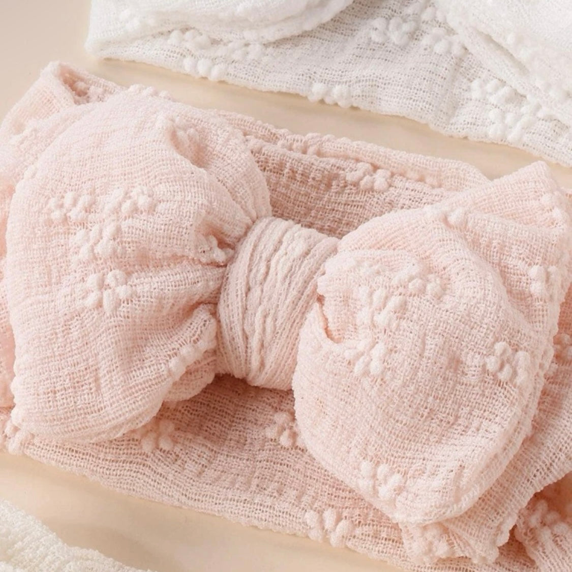 Premium Party Wear Baby Headband Light Shade