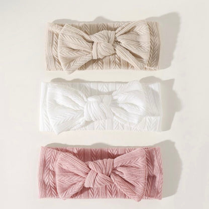 Premium Solid Texture Baby Headband