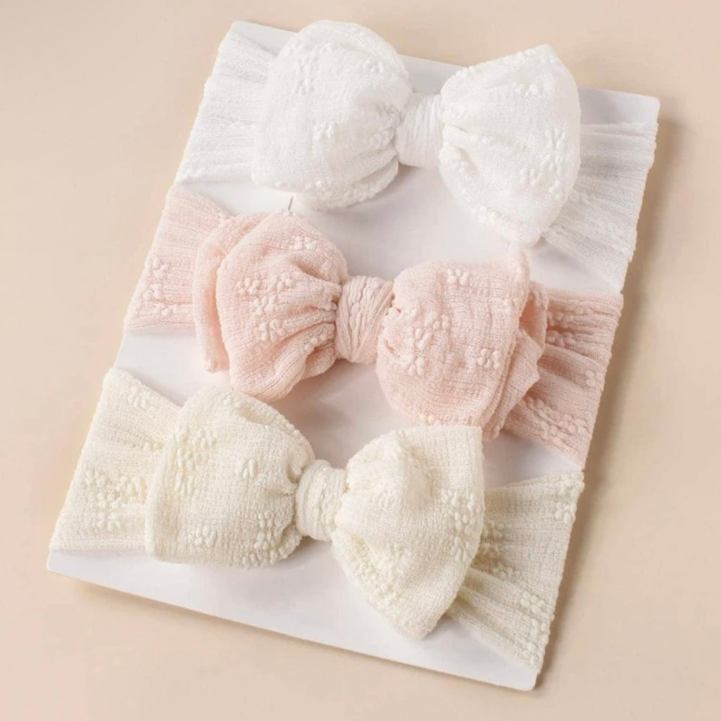 Premium Party Wear Baby Headband Light Shade