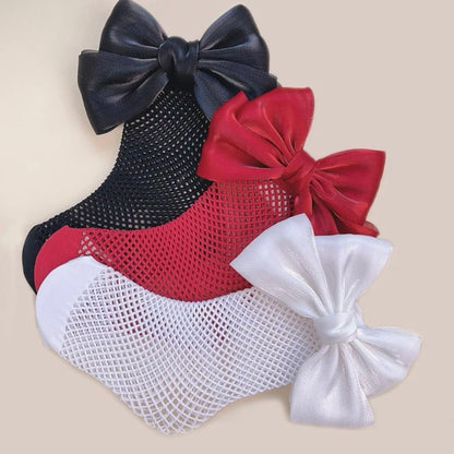 Premium Fishnet Bow Decor Baby Socks