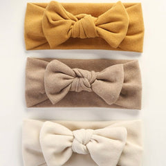 Velvet Style Bow Decor Baby Headband