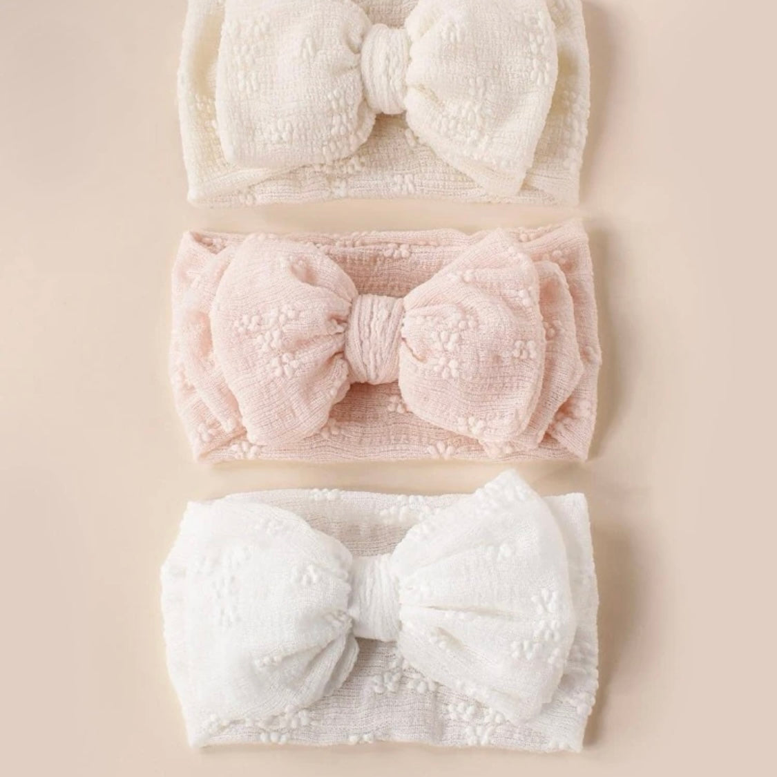 Premium Party Wear Baby Headband Light Shade